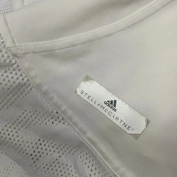 Stella McCartney adidas Court Skort Skirt Athletic Shorts White Red Size Medium - Picture 5 of 9